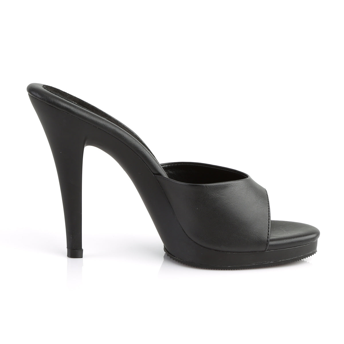 FLAIR-401-2 Fabulicious Black Pu/Black Shoes [Sexy Shoes]