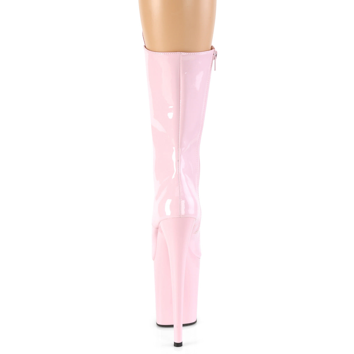 FLAMINGO-1050 Pleaser B Pink Patent/B Pink Platform Shoes [Pole Dancing Ankle Boots]