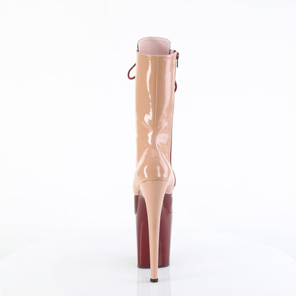 FLAMINGO-1054DC Pleaser Blush-Burgundy Sexy Platform Shoes (Pole Dancing Heels)
