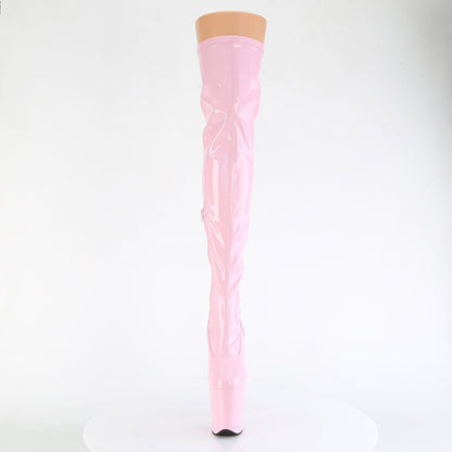 FLAMINGO-3000HWR Pleaser Baby Pink Hologram Sexy Platform Shoes (Pole Dancing Heels)