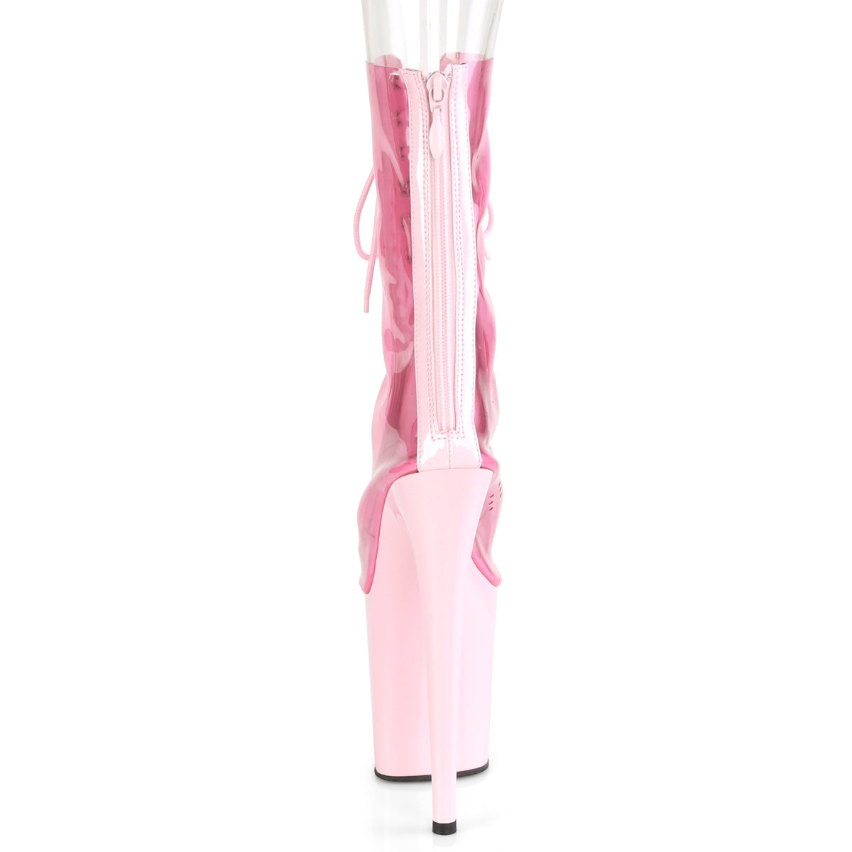 FLAMINGO-800-34 Pleaser B Pink PVC-B Pink Patent/B Pink Platform Shoes [Exotic Dancing Shoes]