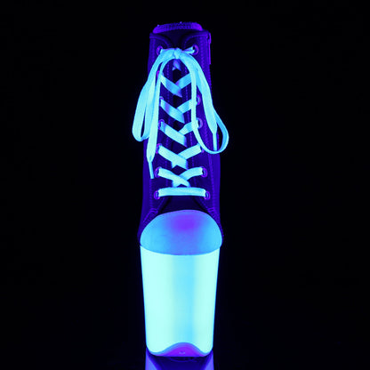 flamingo 800sk 02 pleaser sexy trainers sneaker closed toe neon pole dancing shoes black