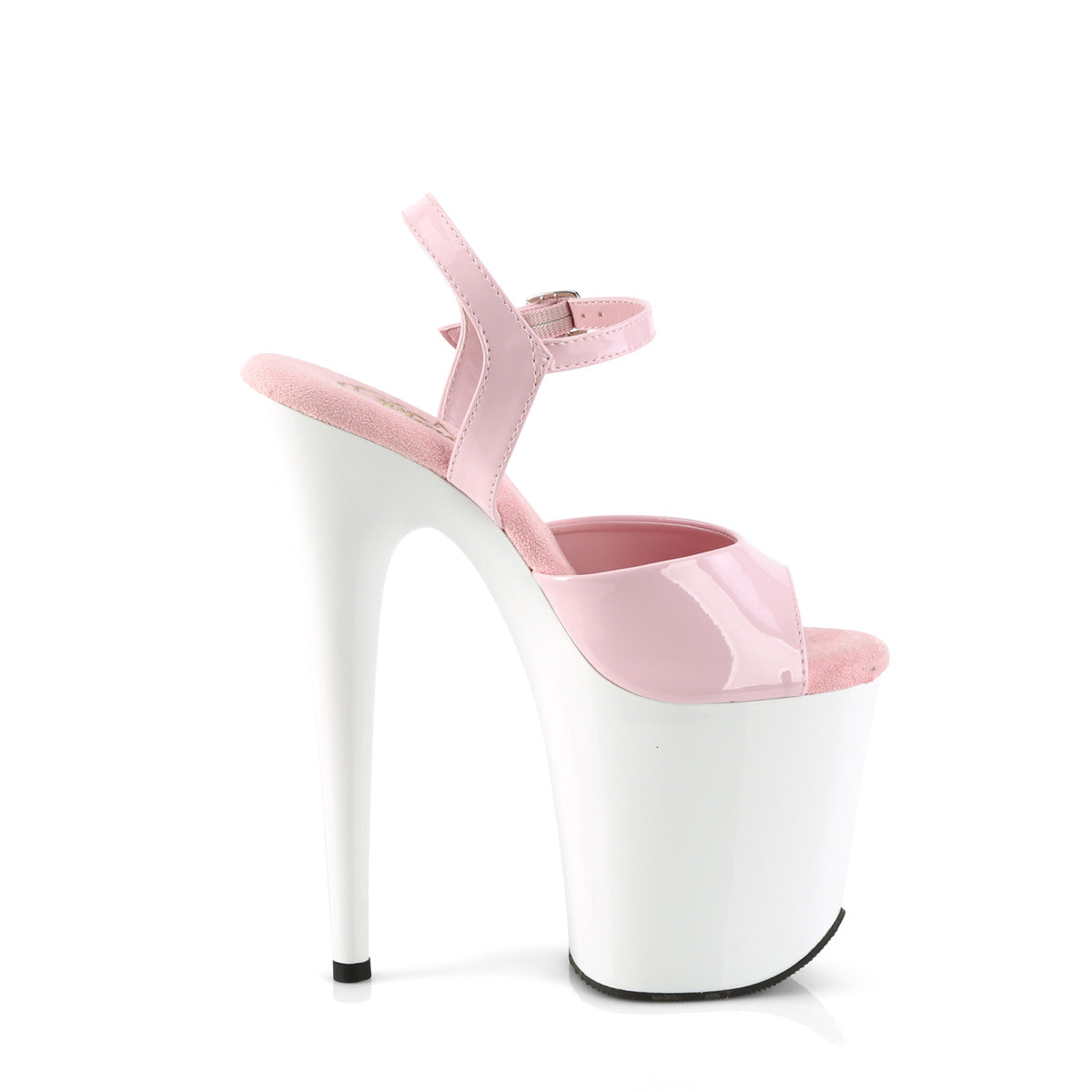 FLAMINGO-809 Pleaser B Pink Patent/White Platform Shoes [Exotic Dancing Shoes]