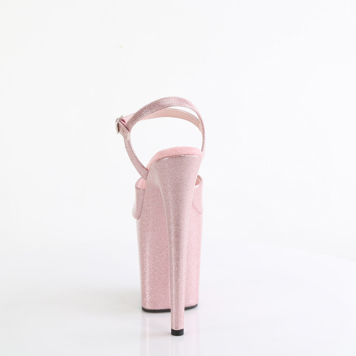 FLAMINGO-809GP Pleaser B Pink Glitter Patent Platform Shoes [Exotic Dancing Shoes]