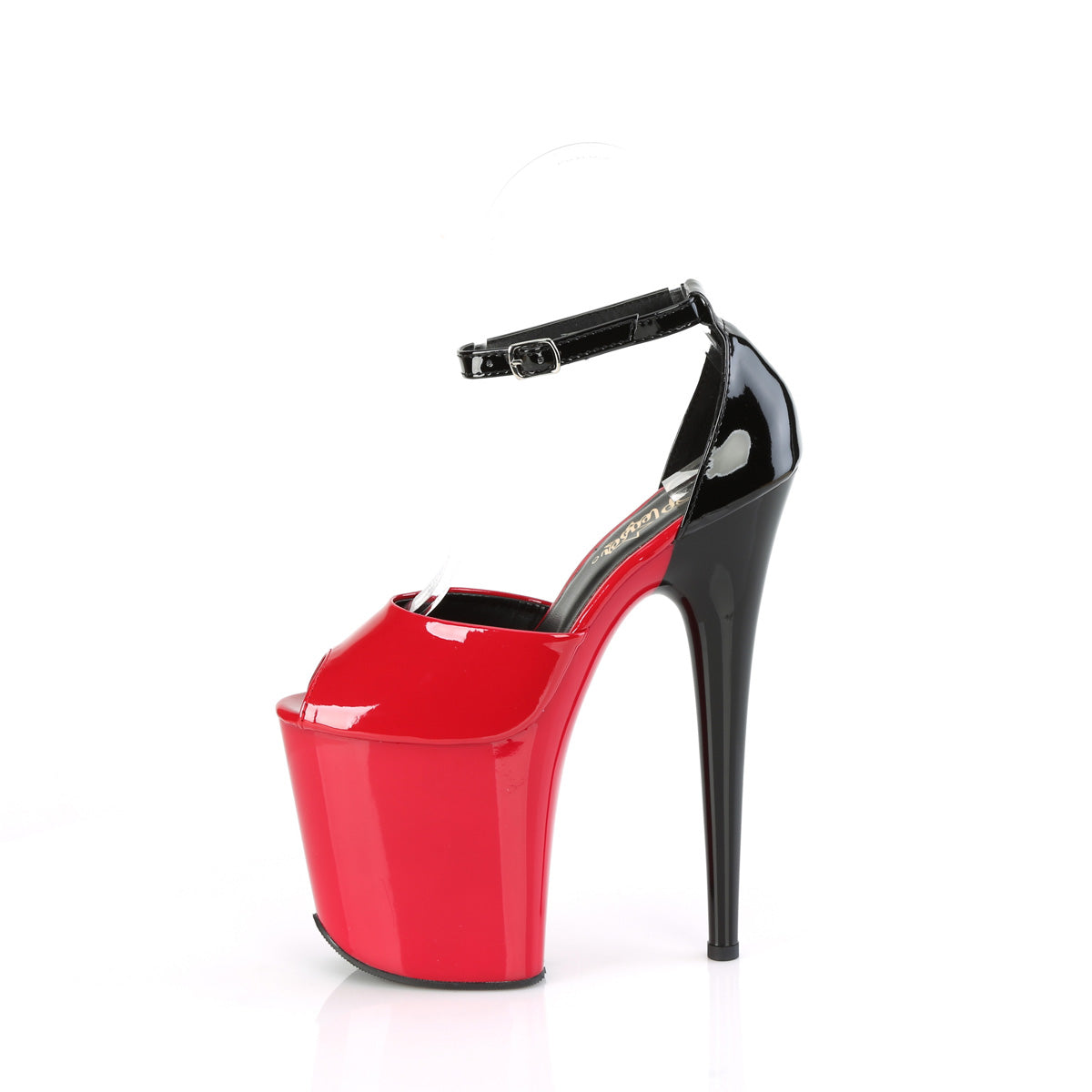 FLAMINGO-868 Pleaser Red-Black Patent/Red-Black Platform Shoes [Exotic Dancing Shoes]