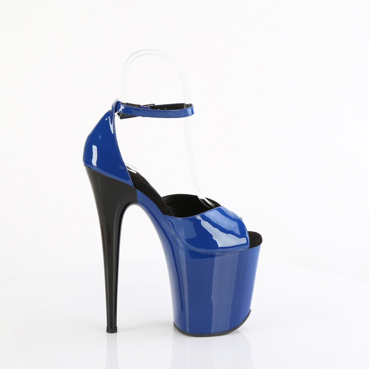 FLAMINGO-884 Pleaser Royal Blue-Black/Royal Blue-Black Platform Shoes [Exotic Dancing Shoes]