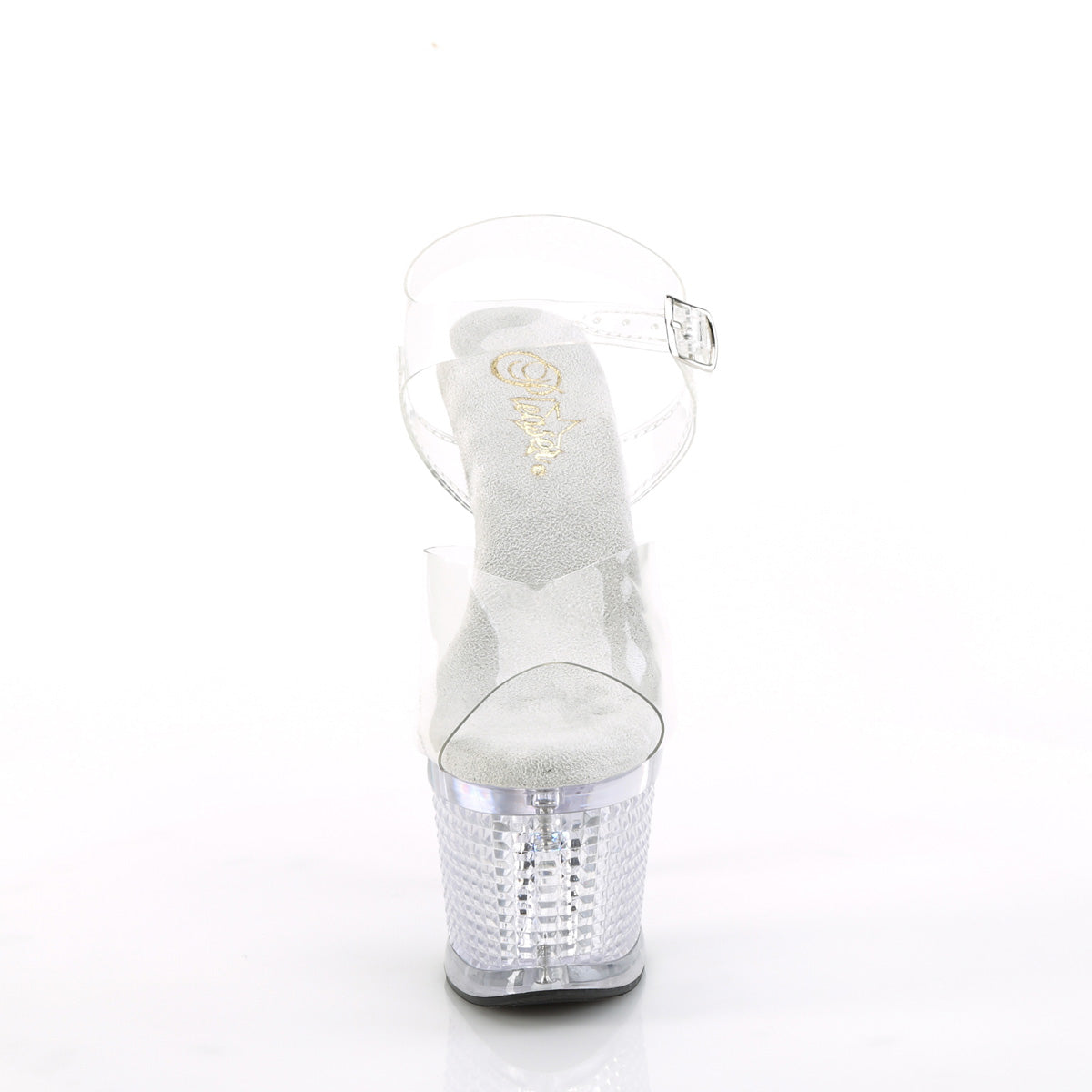 FLASHDANCE-708SPEC Pleaser Transparent Clear Platform Shoes [Exotic Dancing Shoes]