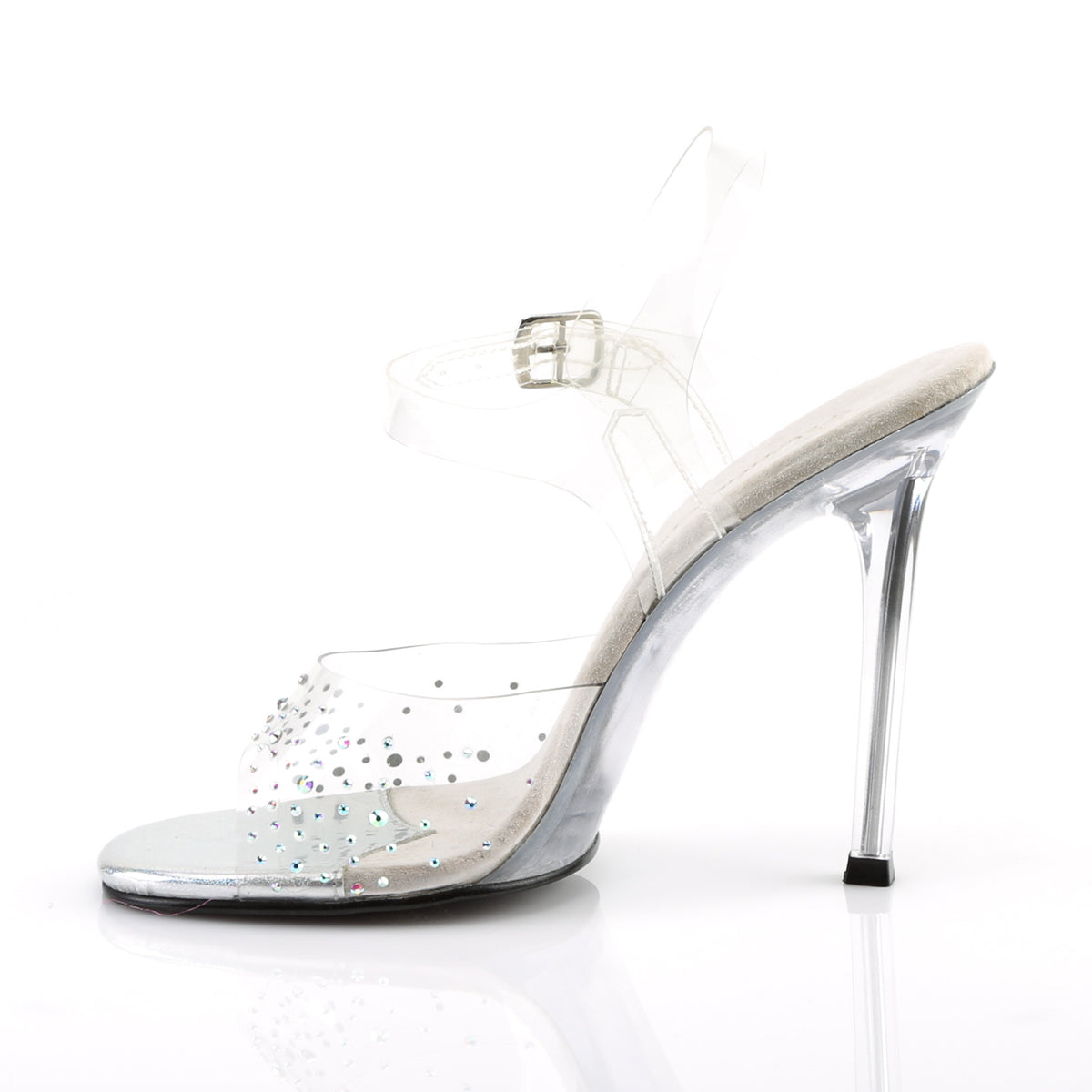 GALA-08SD Fabulicious Transparent Clear Shoes [posing comp heels]