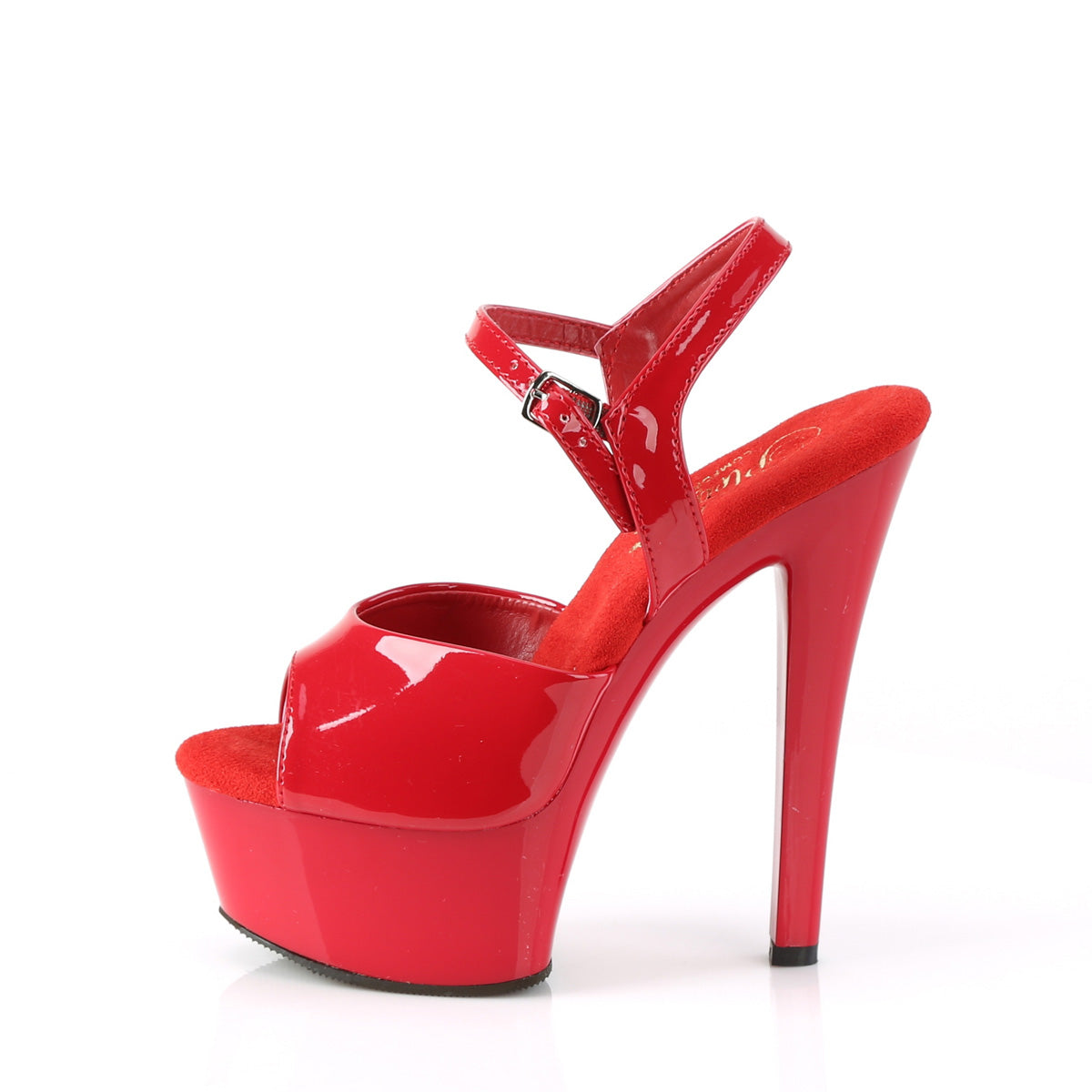 GLEAM-609 Pleaser Red Patent/Red Platform Shoes [Exotic Dancing Shoes]