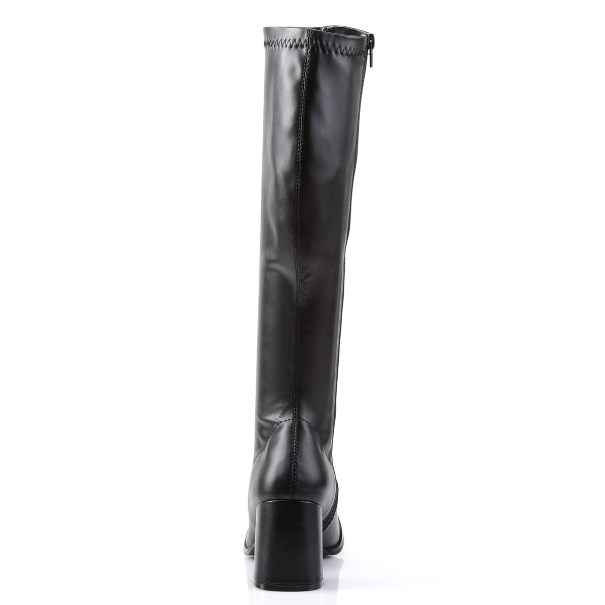 GOGO-300 Funtasma Fantasy Black Stretch Pu Women's Boots [Retro Knee High Boots]