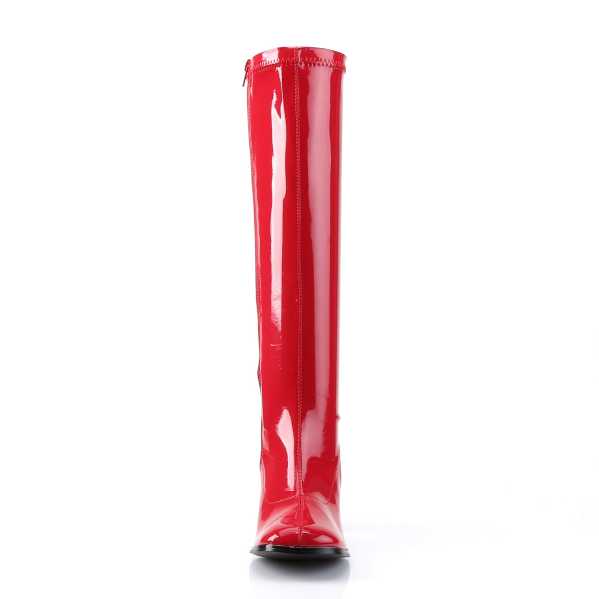 GOGO-300 Funtasma Fantasy Red Stretch Patent Women's Boots [Retro Knee High Boots]