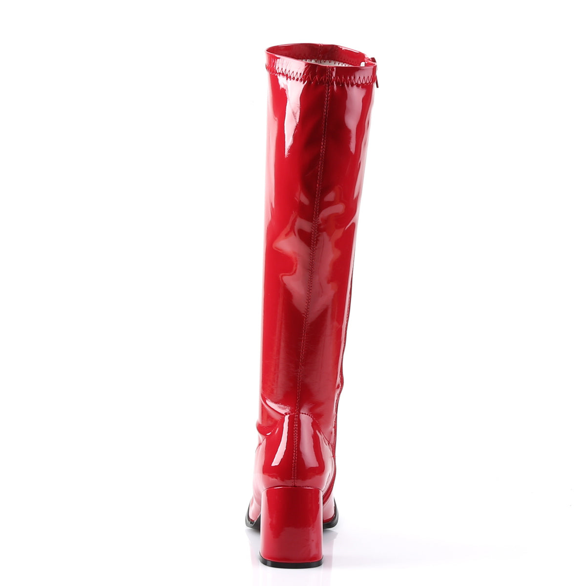 GOGO-300 Funtasma Fantasy Red Stretch Patent Women's Boots [Retro Knee High Boots]