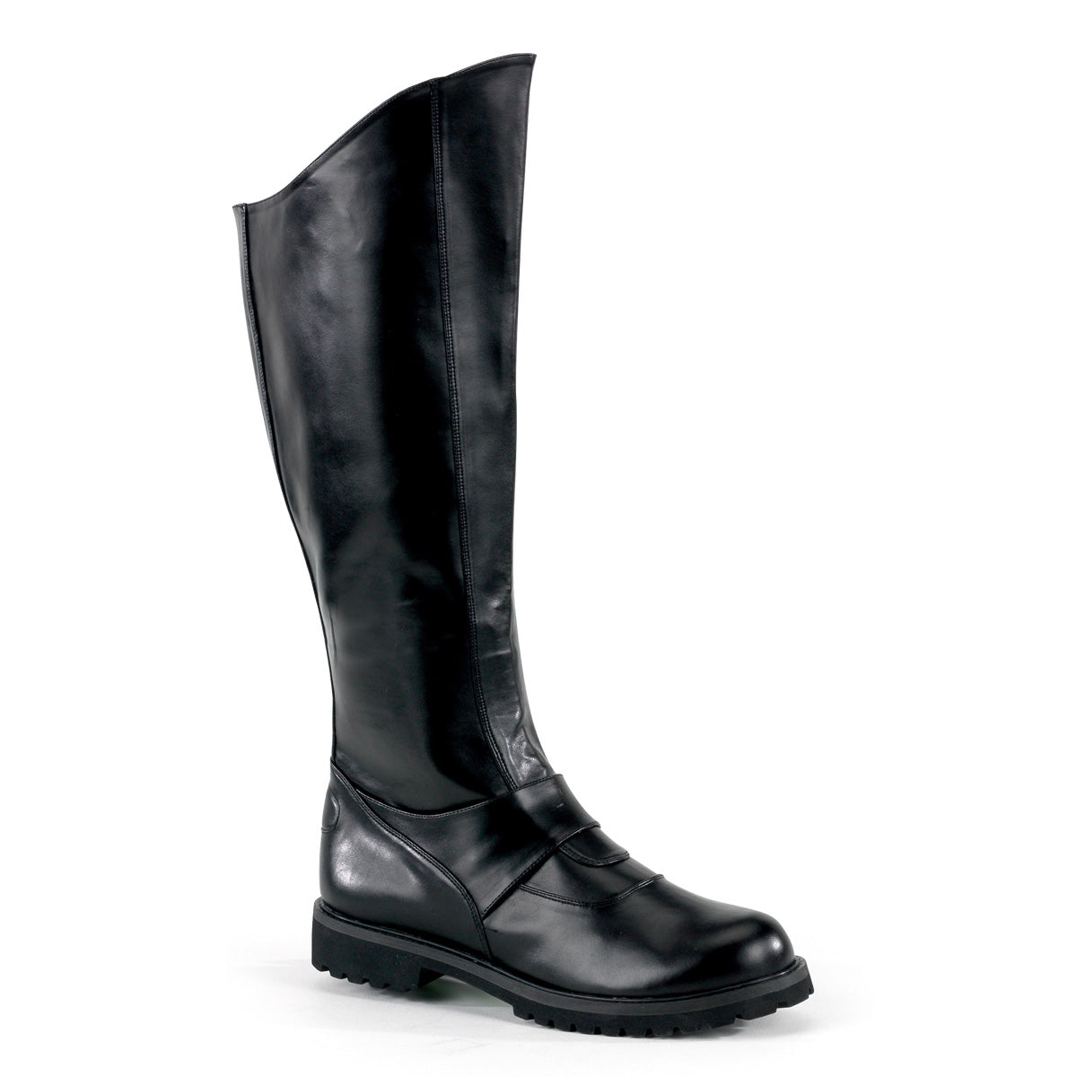 GOTHAM-100 Fancy Dress Costume Funtasma Men's Boots Blk Pu