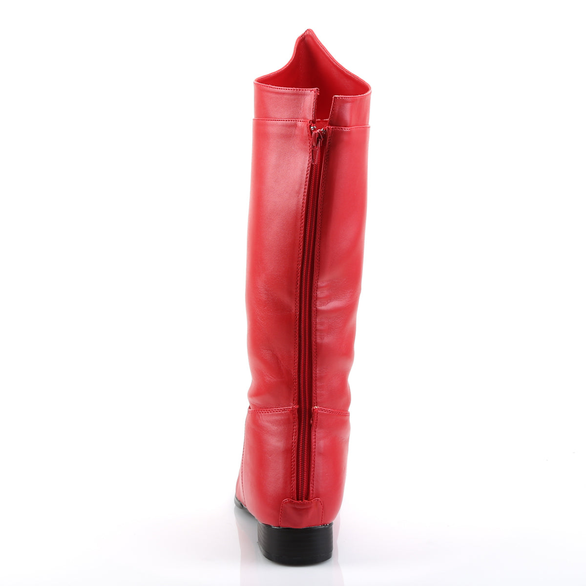 HERO-100 Fancy Dress Costume Funtasma Men's Boots Red Pu