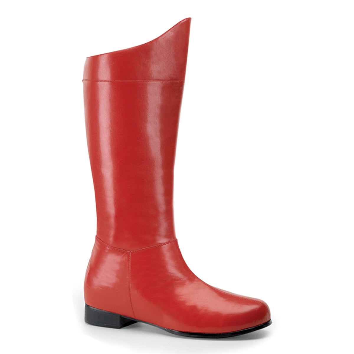 HERO-100 Fancy Dress Costume Funtasma Men's Boots Red Pu