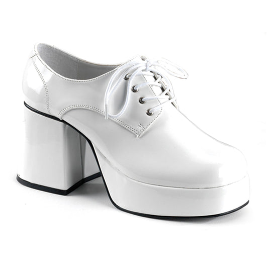 JAZZ-02 Fancy Dress Costume Funtasma Men's Shoes Wht Pat