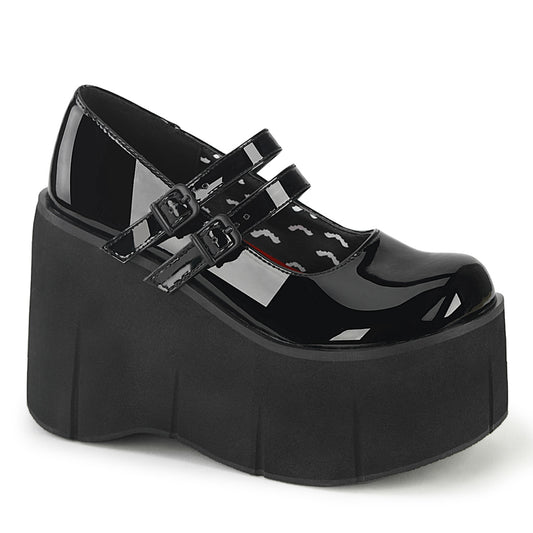 KERA-08 Alternative Footwear Demonia Women's Heels & Platform Shoes Blk Pat