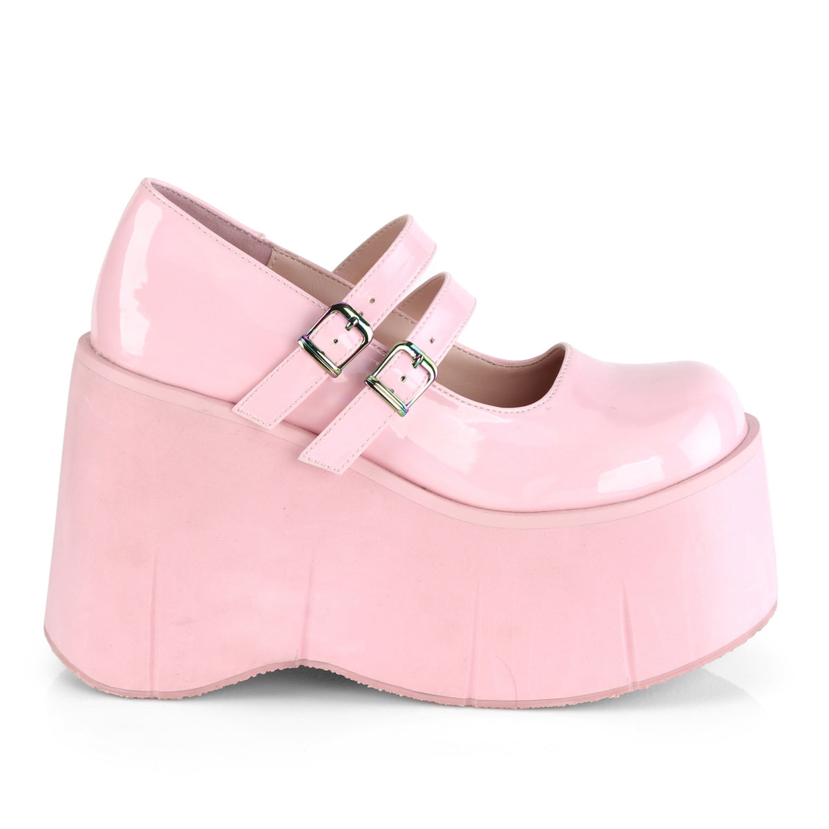 KERA-08 Demonia B Pink Hologram Women's Heels & Platform Shoes [Alternative Footwear]