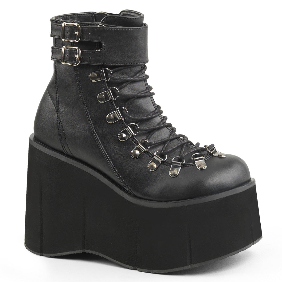 KERA-21 Alternative Footwear Demonia Women's Ankle Boots Blk Vegan Leather