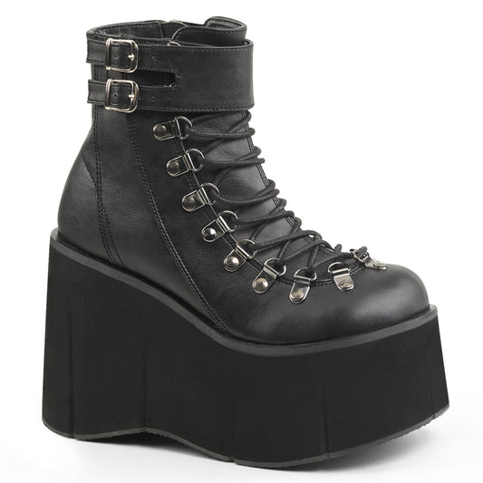 KERA-21 Alternative Footwear Demonia Women's Ankle Boots Blk Vegan Leather