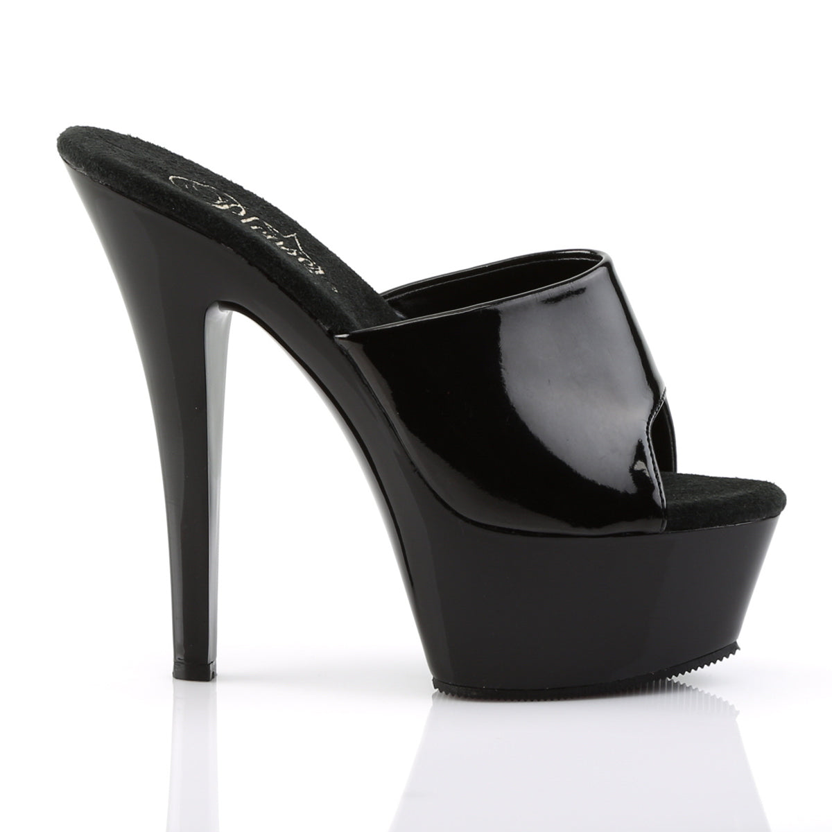 KISS-201 Pleaser Black Patent Platform Shoes [Exotic Dancing Shoes]