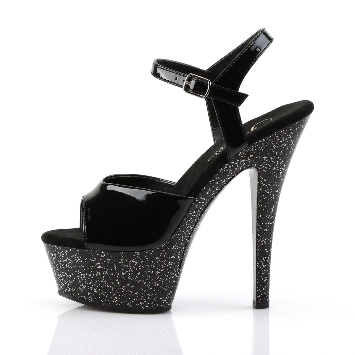 KISS-209MG Pleaser Black Platform Shoes [Exotic Dancing Shoes]