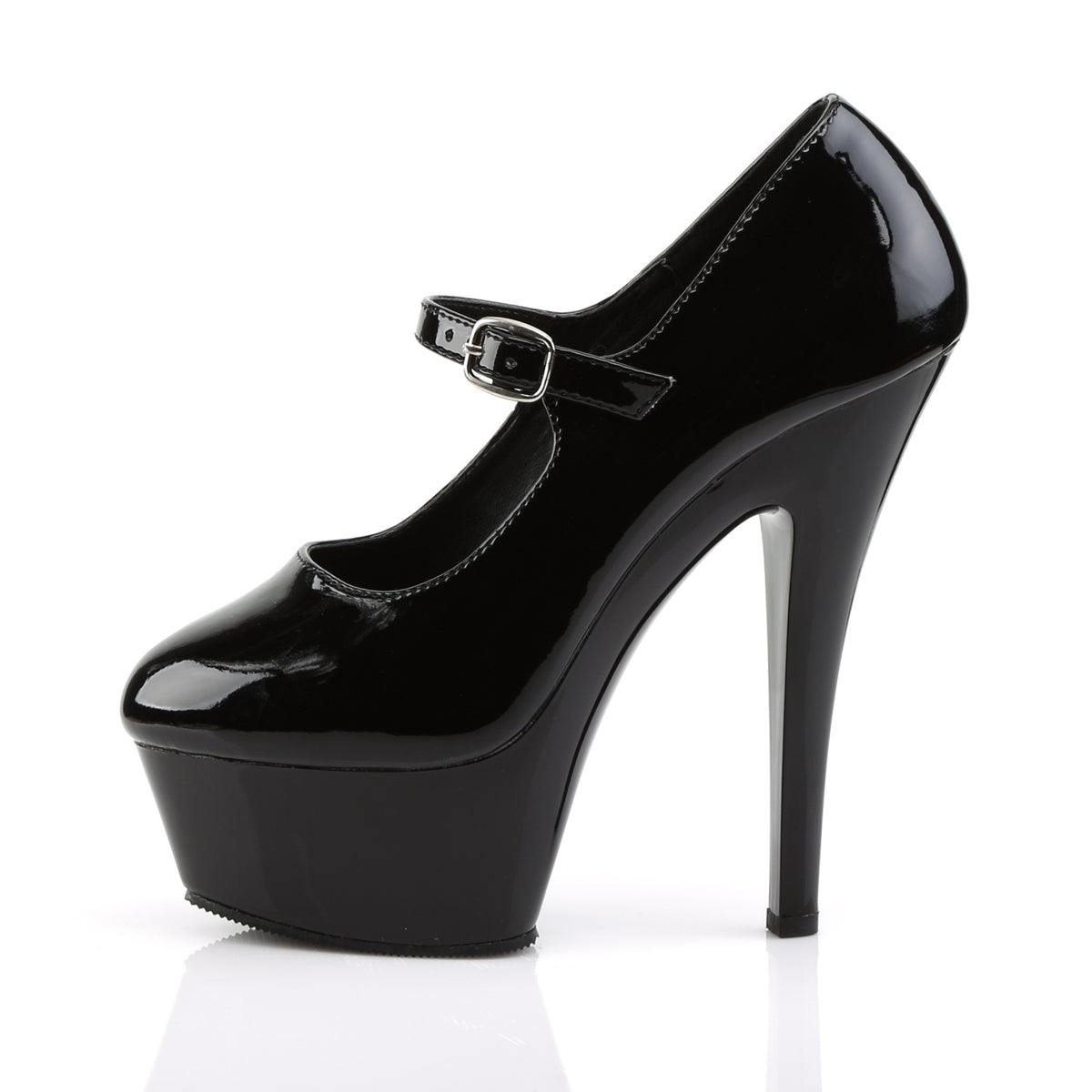 KISS-280 Pleaser Black Patent Platform Shoes [Exotic Dancing Shoes]