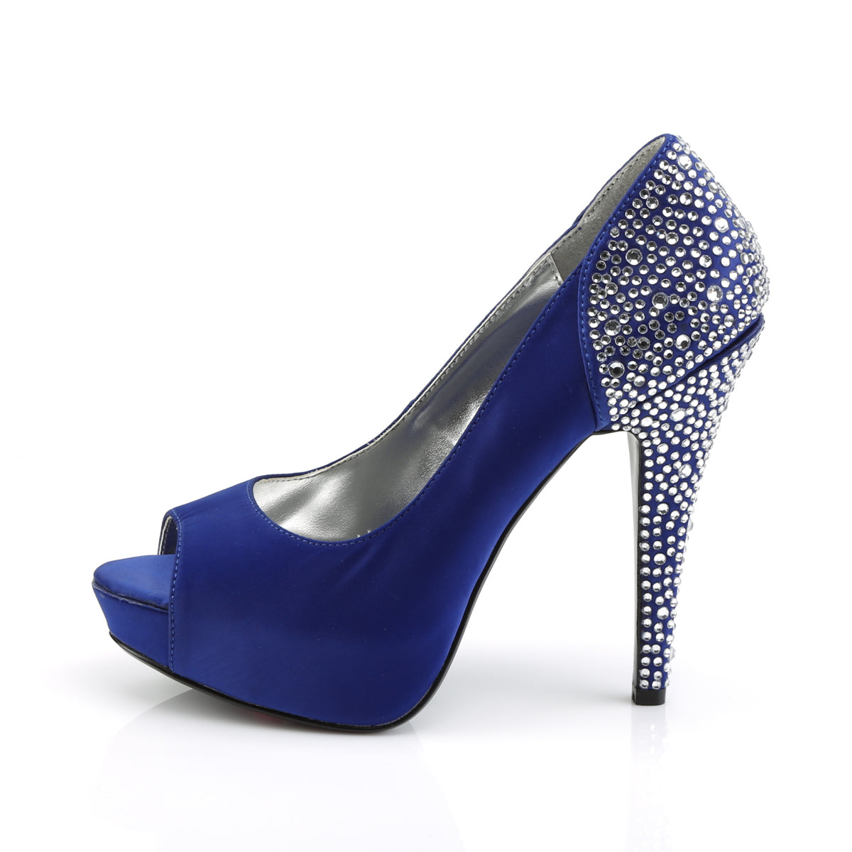 LOLITA-08 Fabulicious Royal Blue Silk Satin Shoes [Sexy Shoes]