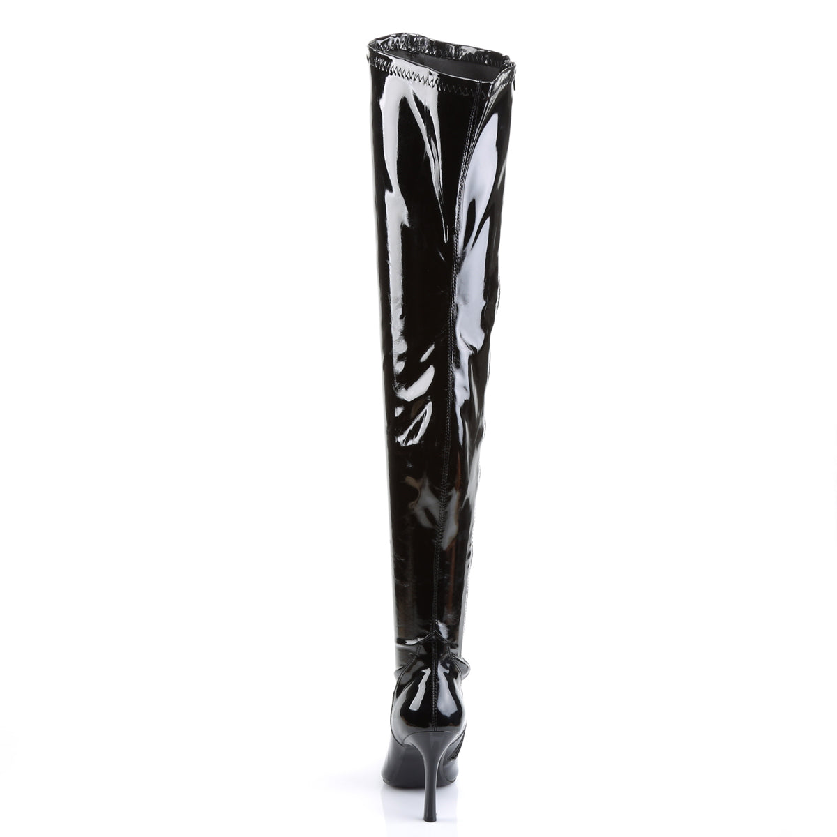 LUST-3000 Funtasma Fantasy Black Stretch Patent Women's Boots [Fancy Dress Costume Shoes]
