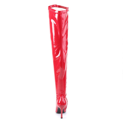 LUST-3000 Funtasma Red Fancy Dress Women's Boots (Fantasy Footwear)