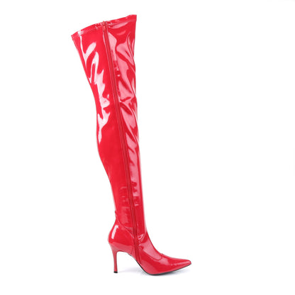 LUST-3000 Funtasma Red Fancy Dress Women's Boots (Fantasy Footwear)