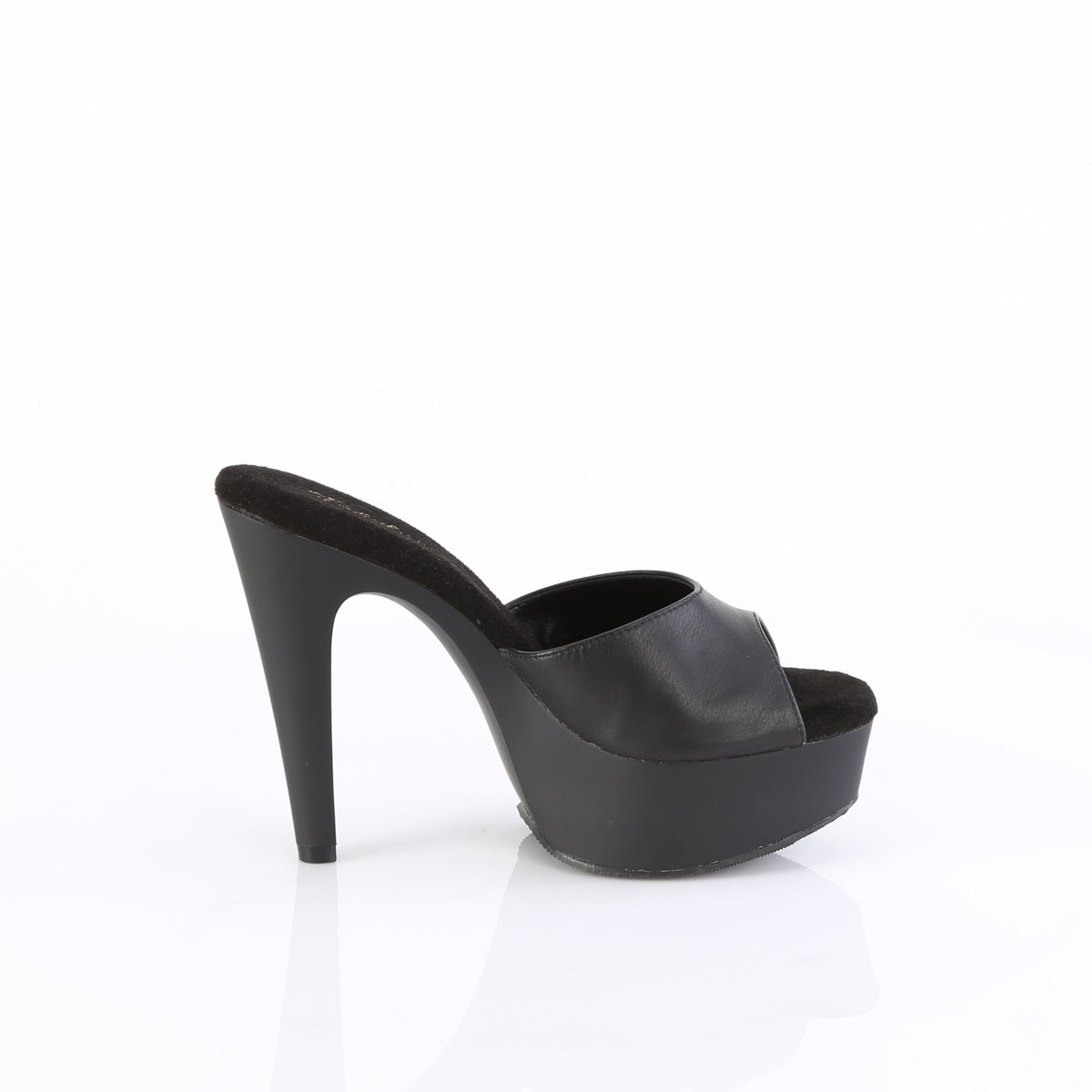 MARTINI-501 Fabulicious Black Faux Leather/Black Matte Shoes [Sexy Shoes]