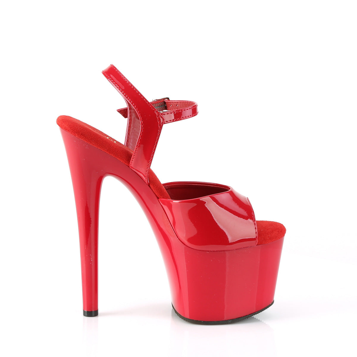 PASSION-709 Pleaser Red Patent/Red Platform Shoes [Pole Dance Shoes]