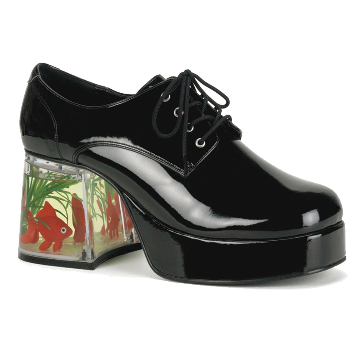 PIMP-02 Fancy Dress Costume Funtasma Men's Shoes Blk Pat