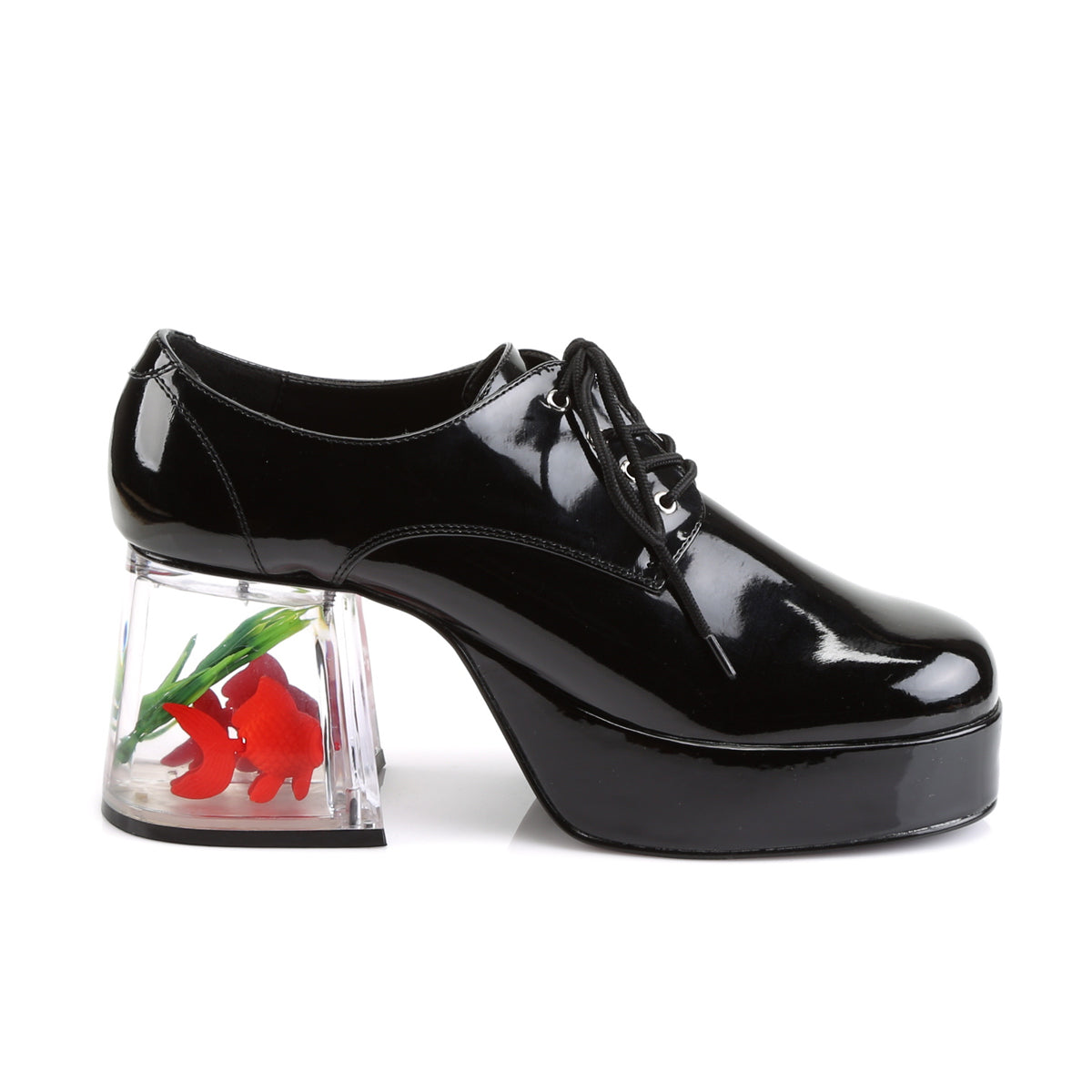 PIMP-02 Fancy Dress Costume Funtasma Men's Shoes Black Pat