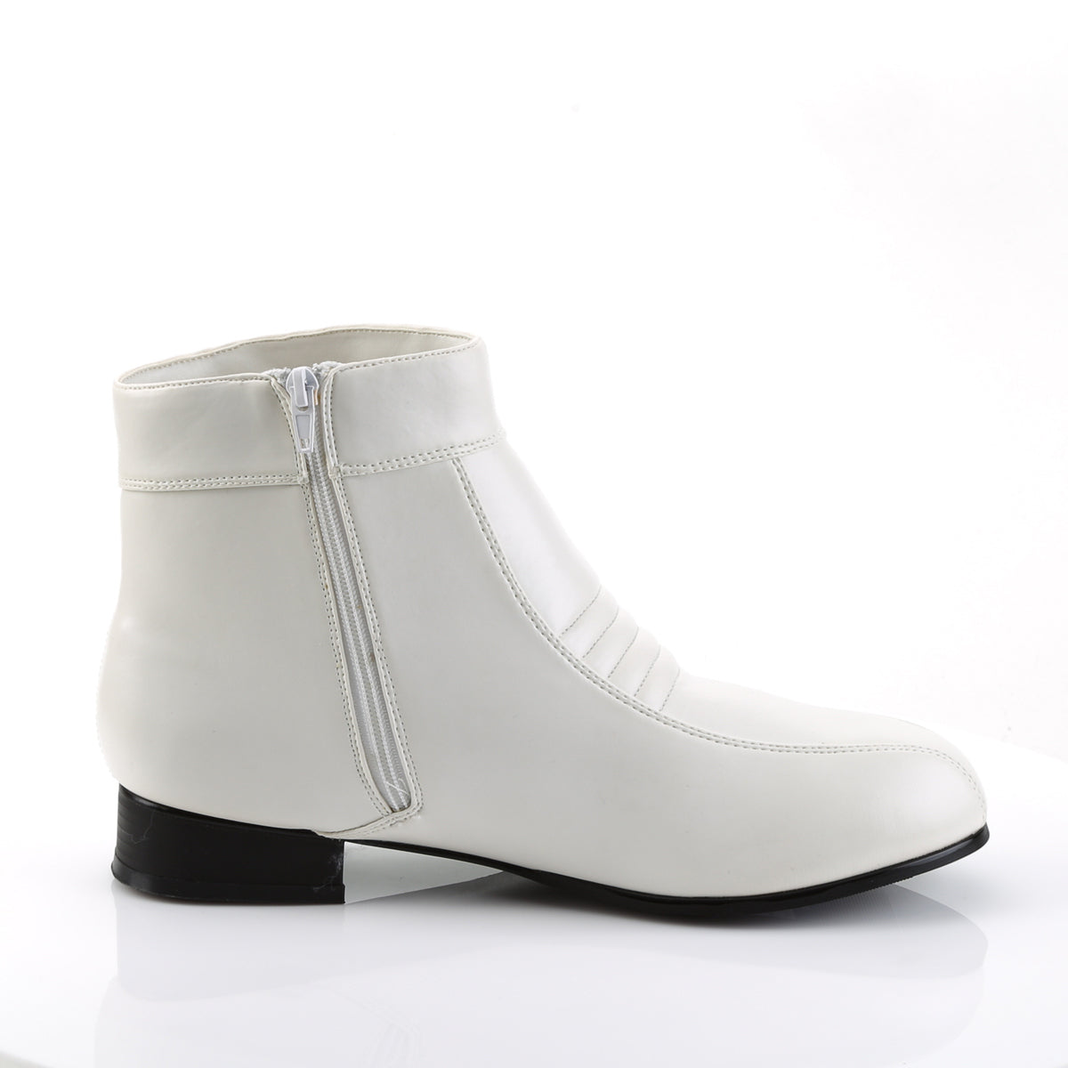 PIMP-50 Fancy Dress Costume Funtasma Men's Shoes White Pu