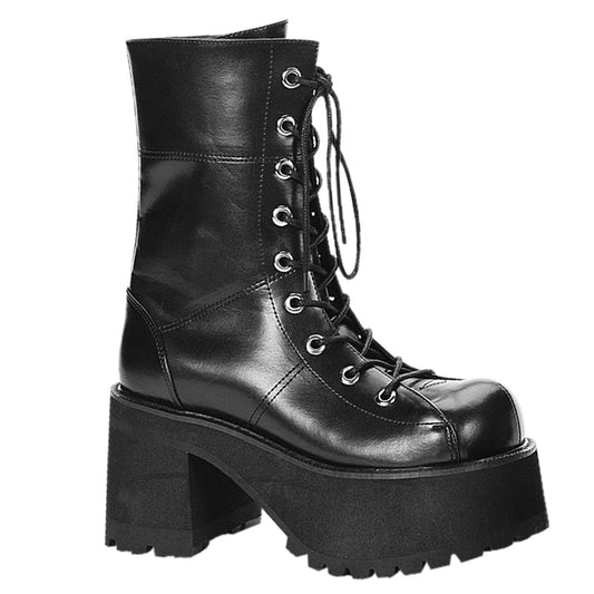 RANGER-301 Alternative Footwear Demonia Women's Ankle Boots Blk Vegan Leather