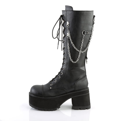 ranger 302 alternative footwear Demonia SKA unisex platform shoes boots blk vegan leather