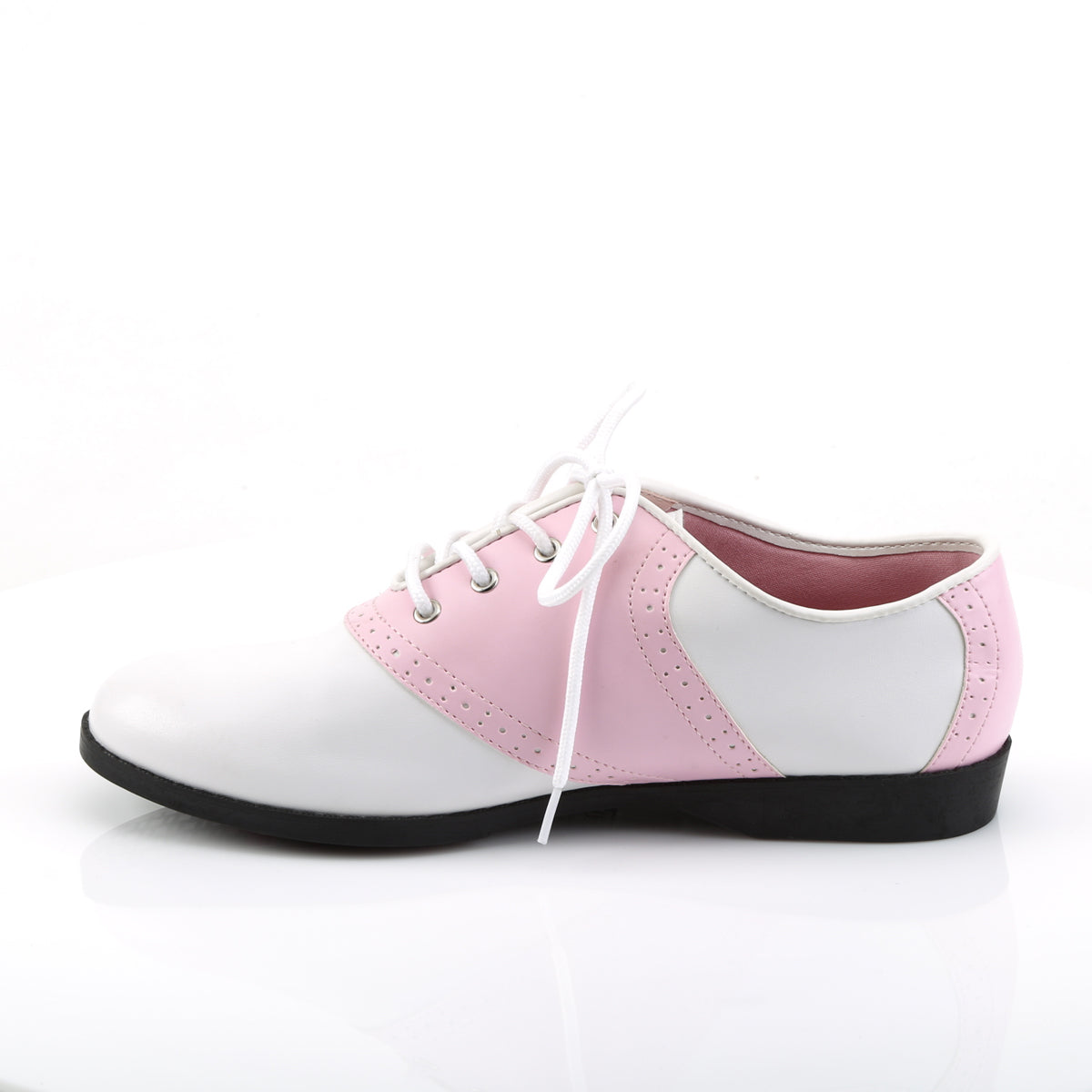 SADDLE-50 Funtasma Fantasy B.Pink-White Pu Women's Shoes [Fancy Dress Costume Shoes]