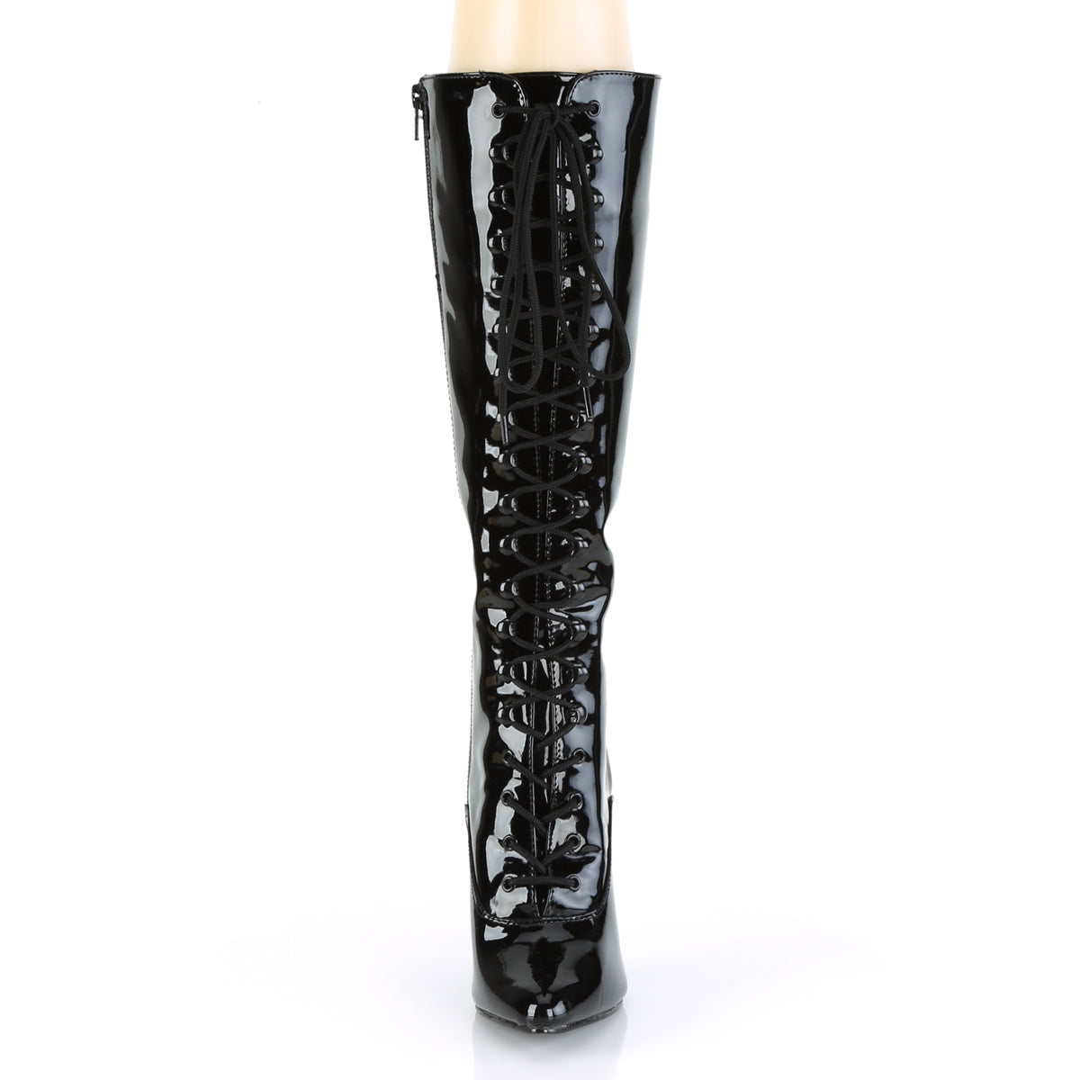 SEDUCE-2020 Pleaser Black Patent Single Sole Shoes [Knee High Boots]