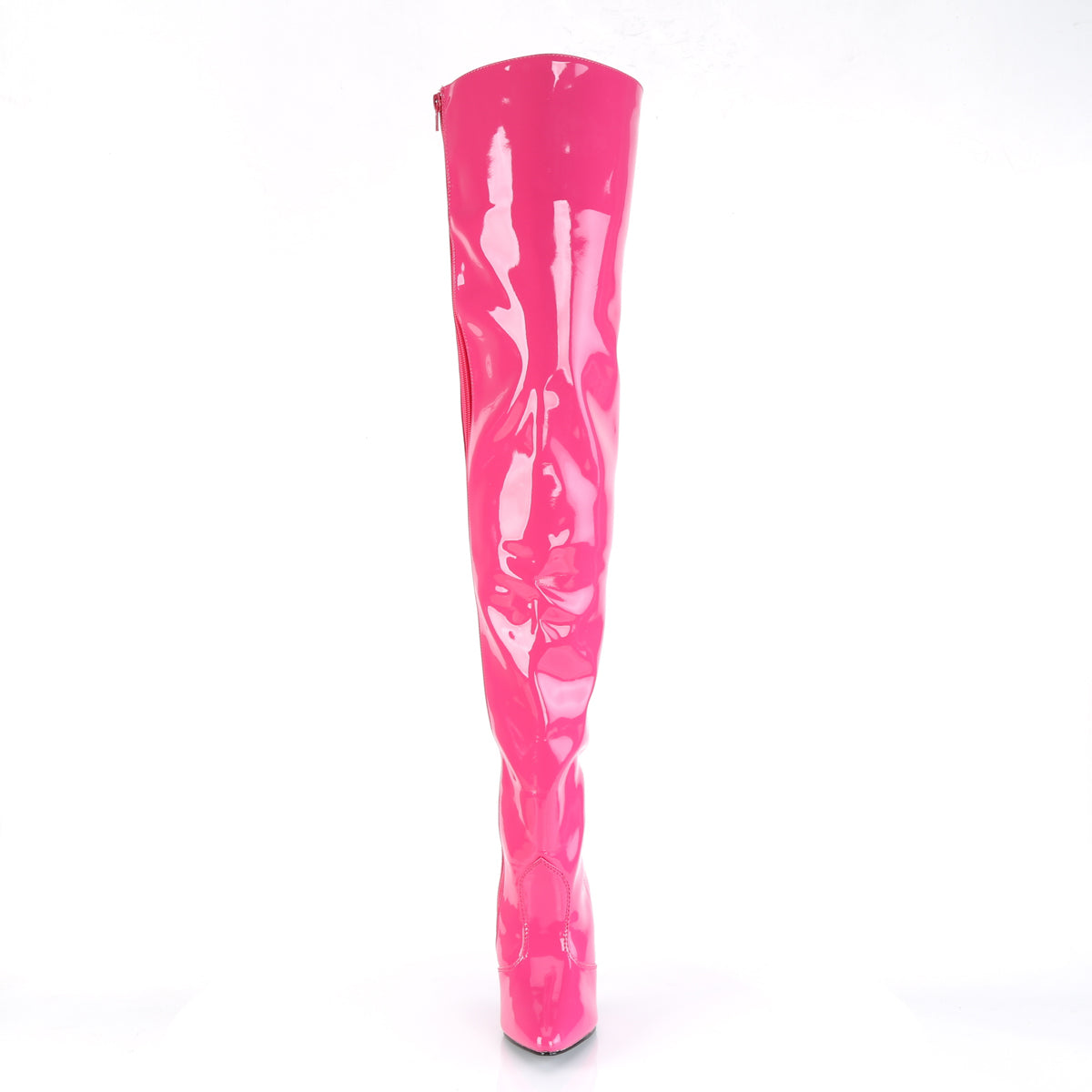 SEDUCE-3010 Pleaser H Pink Patent Single Sole Shoes [Thigh High Boots]