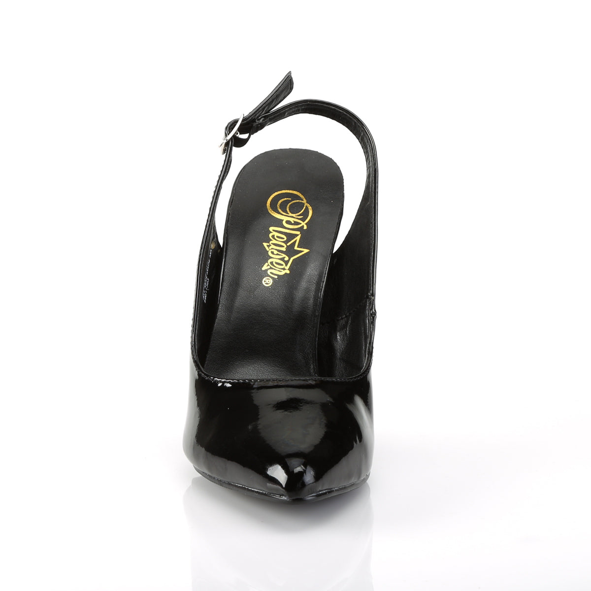 SEDUCE-317 Pleaser Black Patent Single Sole Shoes [Sexy Shoes]