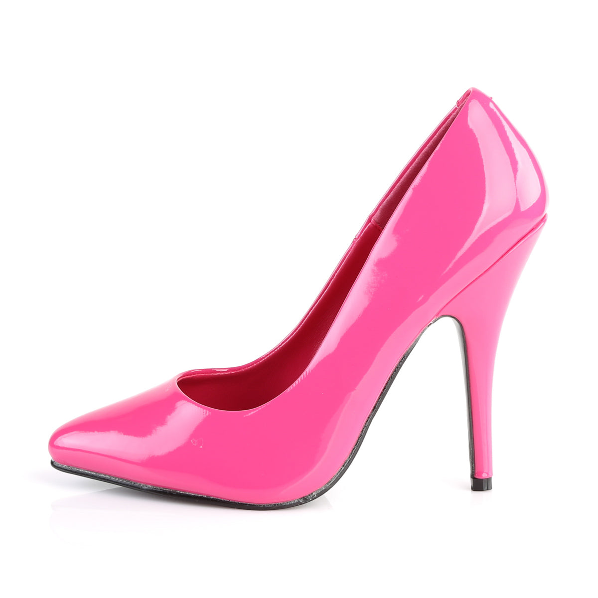 SEDUCE-420 Pleaser H Pink Patent Single Sole Shoes [Fetish Shoes]