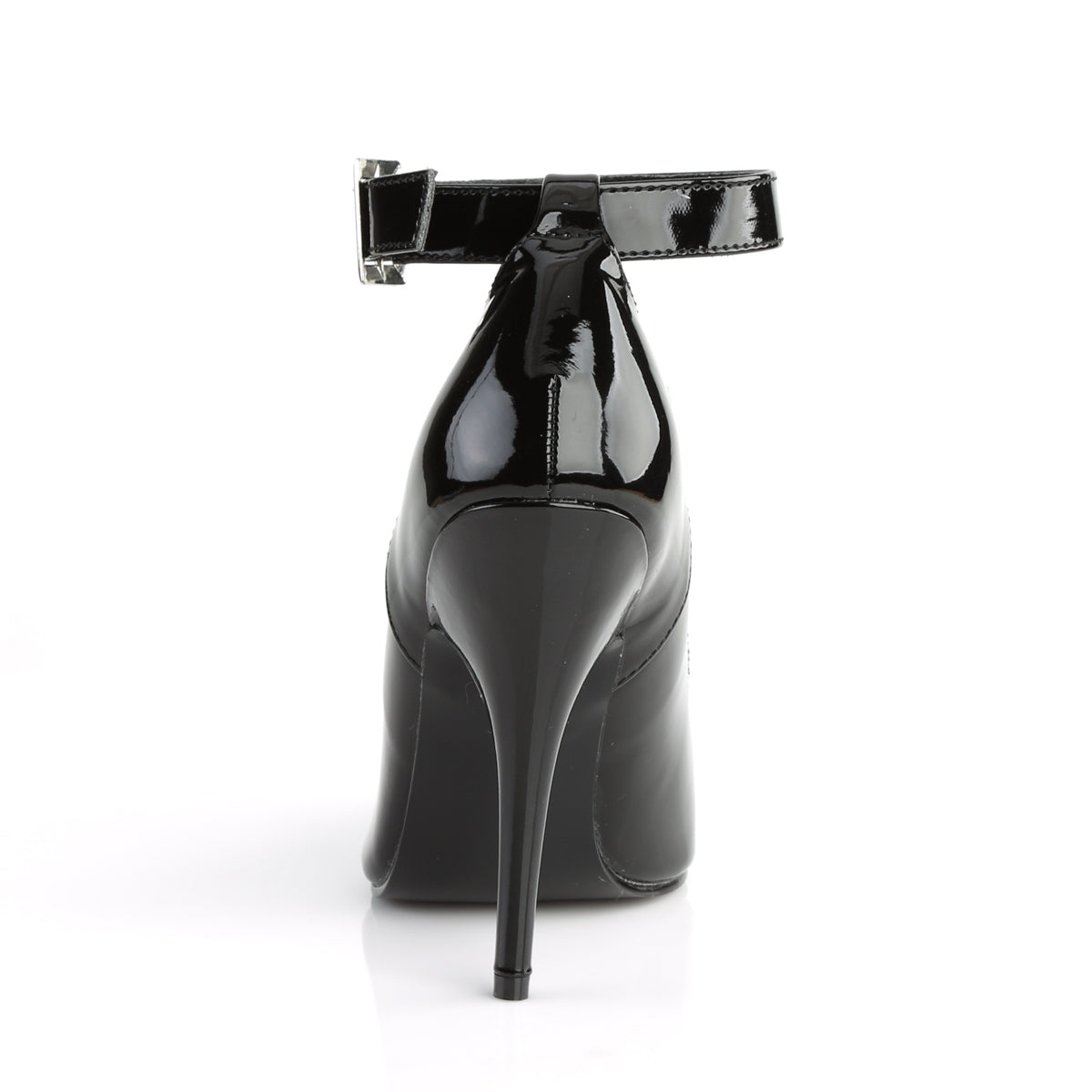 SEDUCE-431 Pleaser Black Patent Single Sole Shoes [Fetish Shoes]