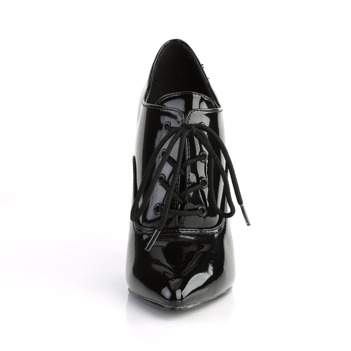 SEDUCE-460 Pleaser Black Patent Single Sole Shoes [Fetish Shoes]