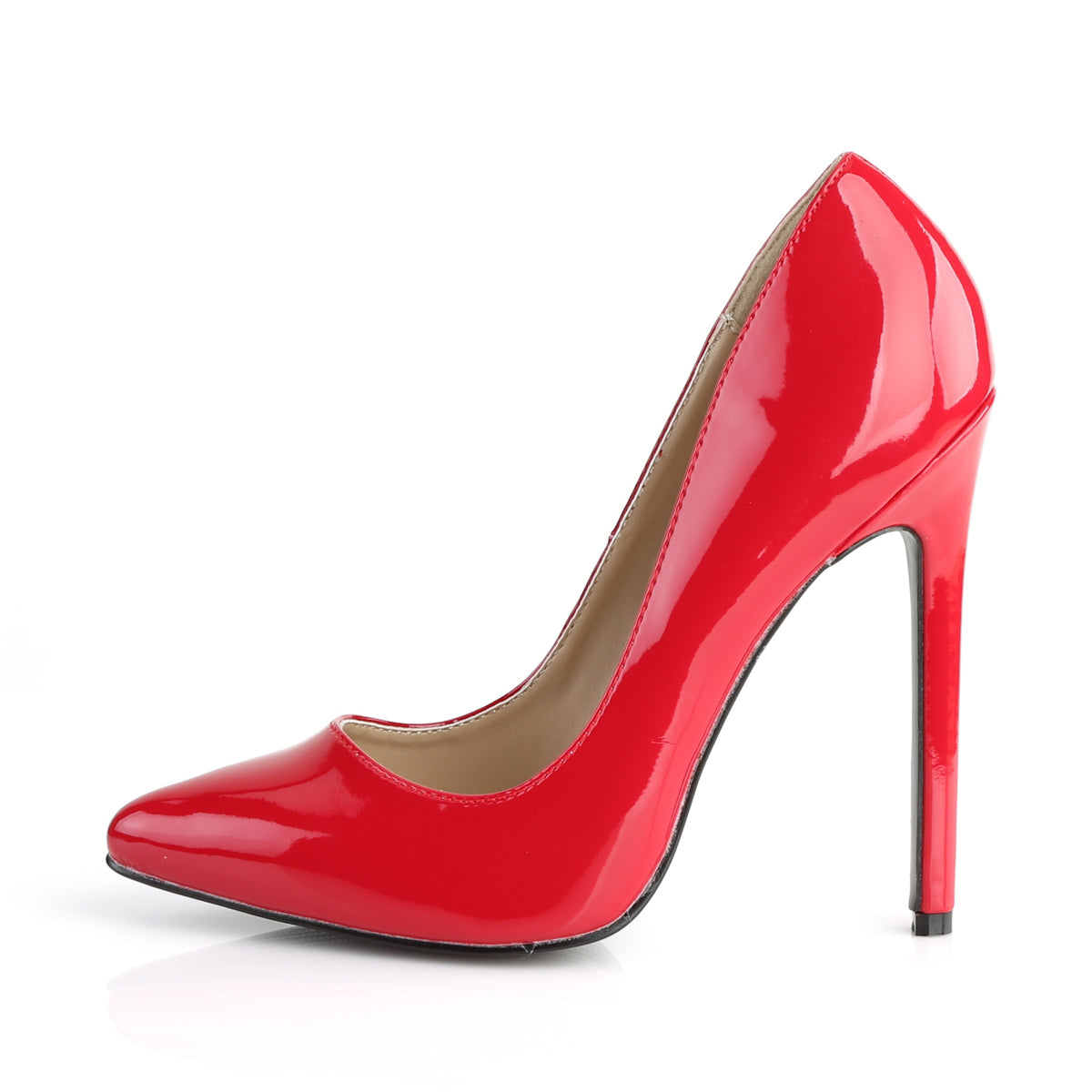 SEXY-20 Pleaser Red Patent Single Sole Shoes [Fetish Shoes]