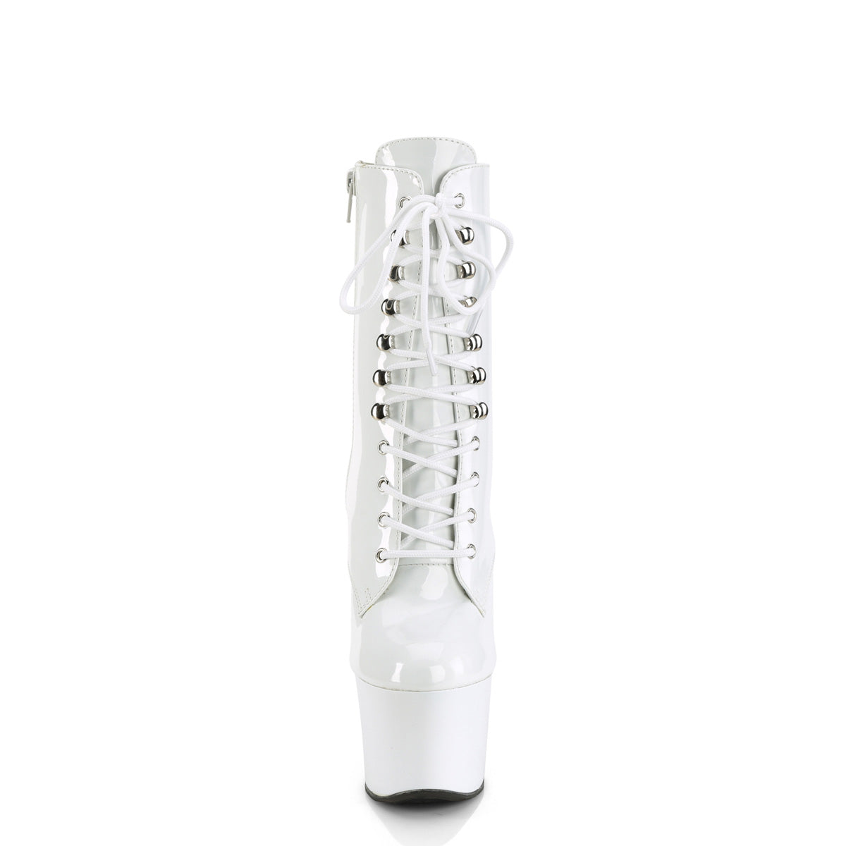 SKY-1020 Pleaser White Patent/White Platform Shoes [Ankle boots]