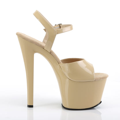 SKY-309 Pleaser Cream Sexy Platform Shoes (Pole Dancing Heels)