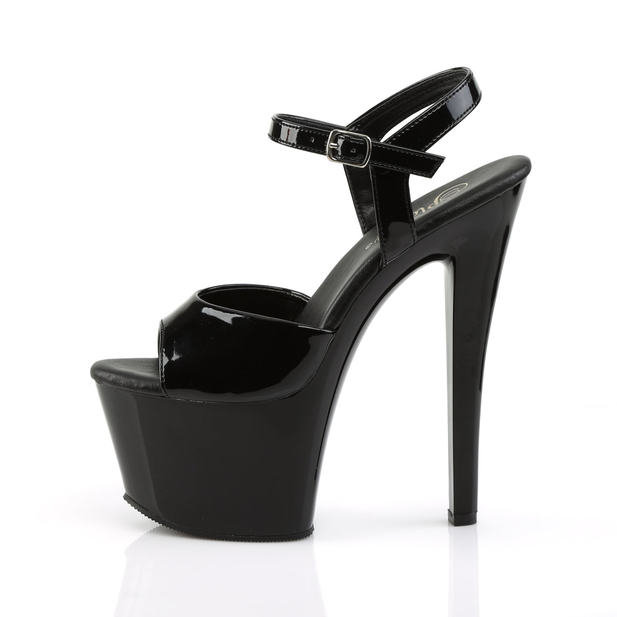 SKY-309VL Pleaser Black Patent Platform Shoes [Pole Dancing Shoes]