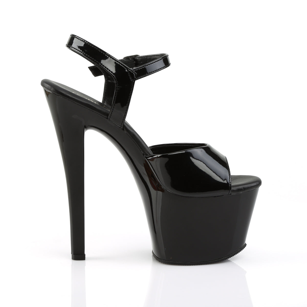 SKY-309VL Pleaser Black Patent Platform Shoes [Pole Dancing Shoes]